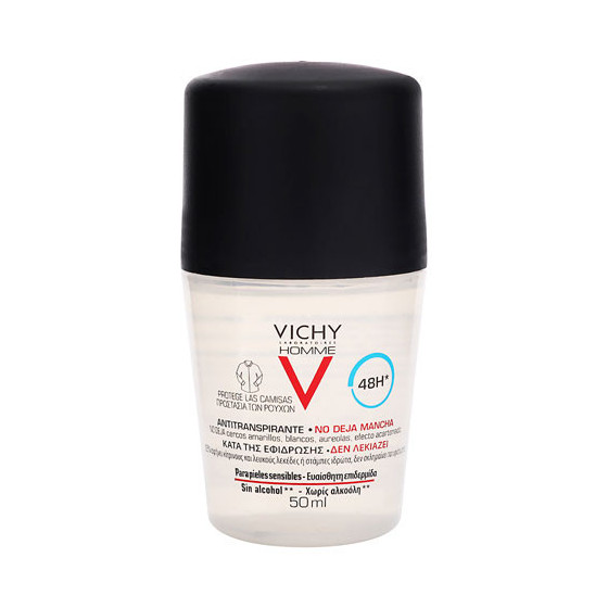 VICHY DEO HOMME BILLE ANTI TRACE 48H 50ML