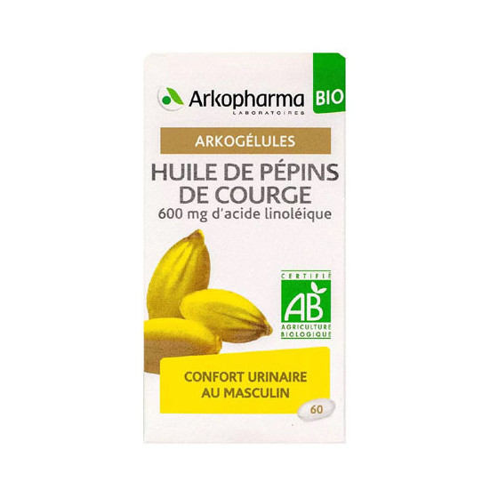 ARKOGELULES  HUILE PEPIN COURGES BT/60