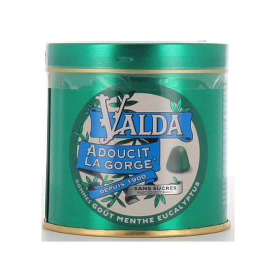 VALDA GOMME MENTHE SS SUCRE 140G