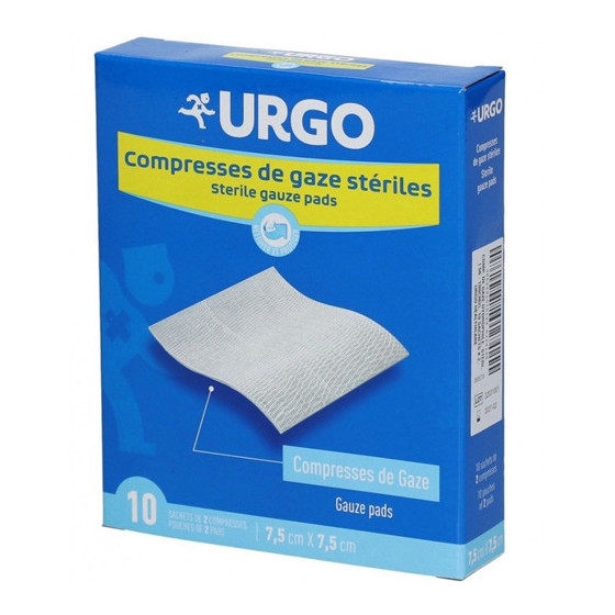 URGO COMP GAZE ST 7,5X7,5CM...